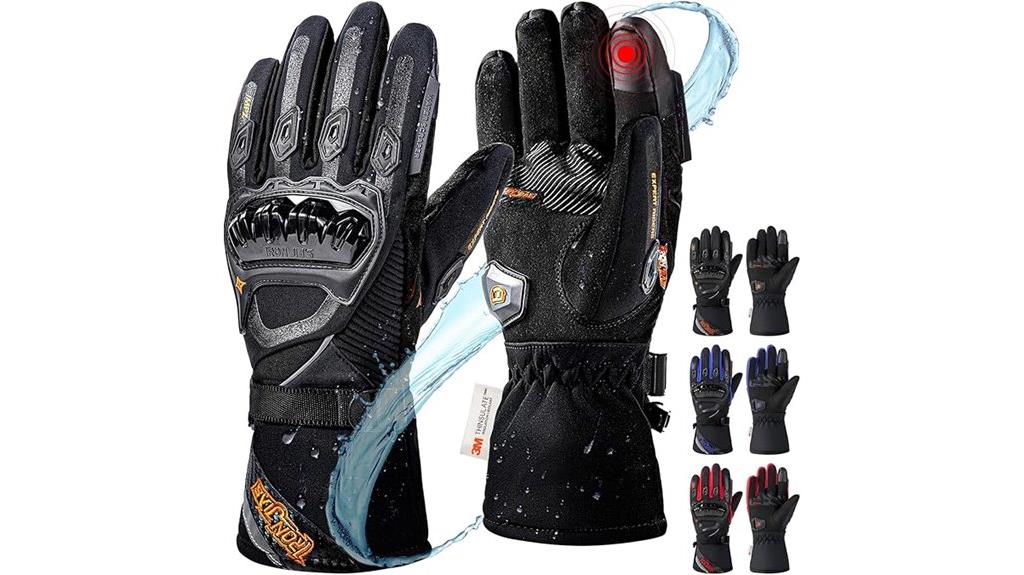 warm waterproof motorcycle gloves