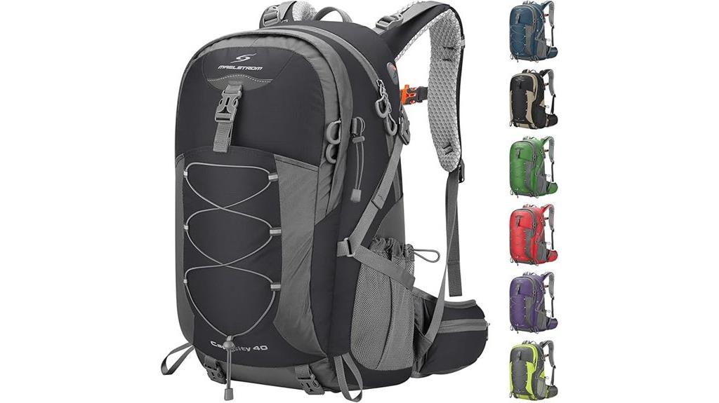 waterproof 40l camping backpack