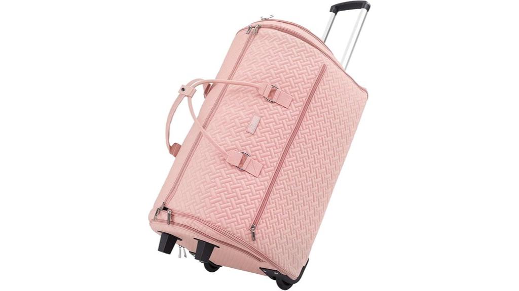 wheeled garment travel bag