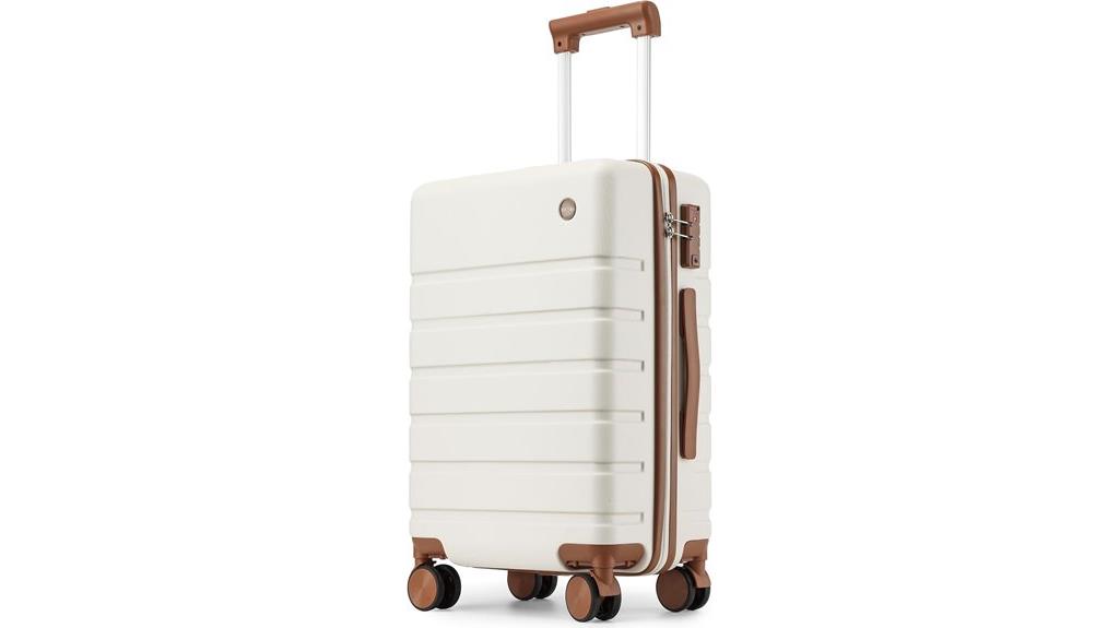 white 20 inch carry on