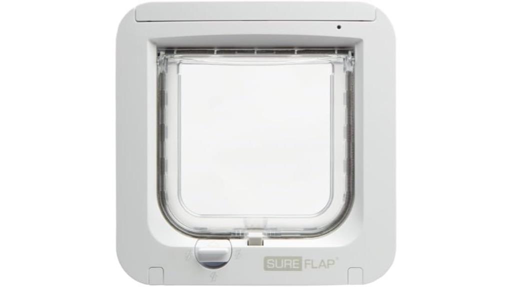 white microchip cat flap