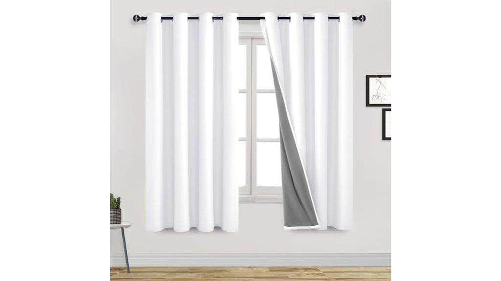 white noise insulated curtains
