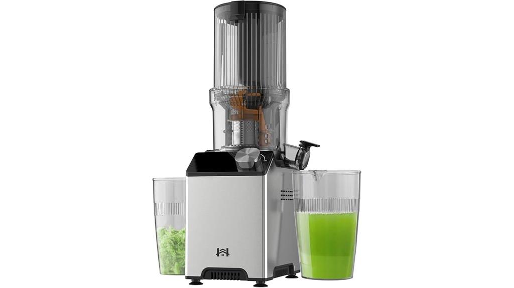 wide feed chute juicer