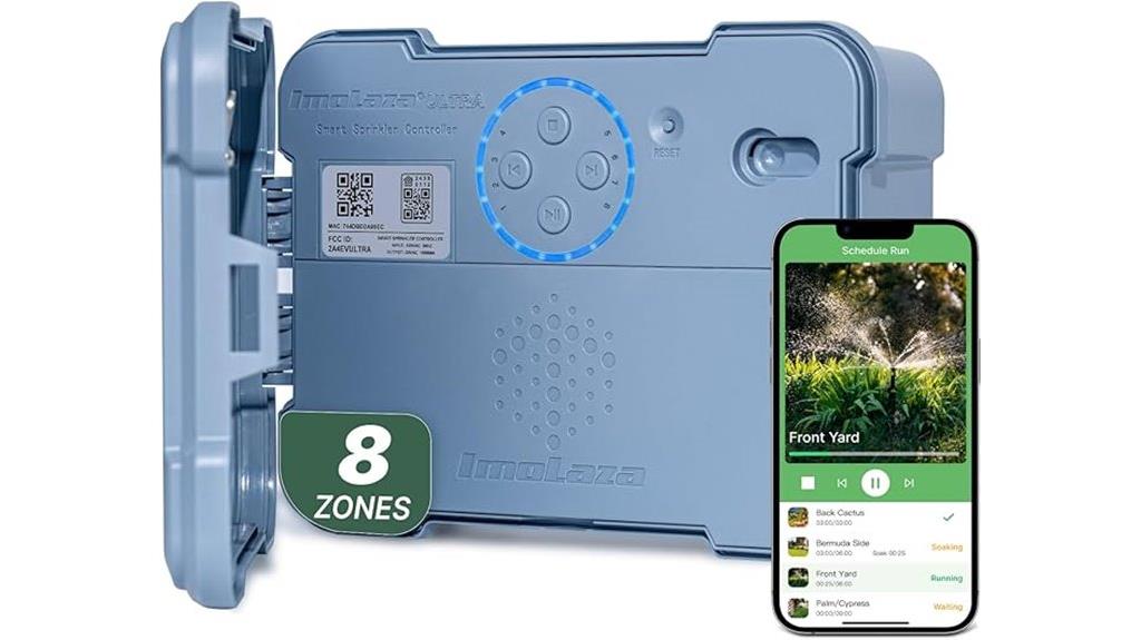 wifi 8 zone sprinkler controller