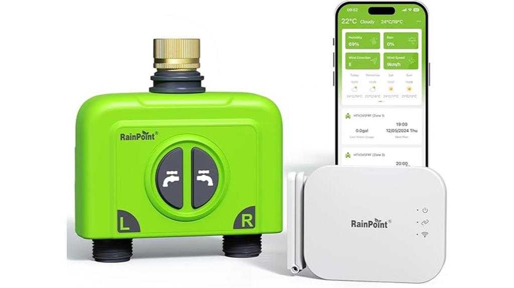 wifi water timer control