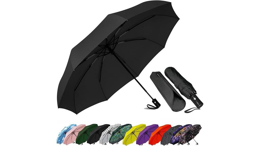 windproof waterproof travel umbrella