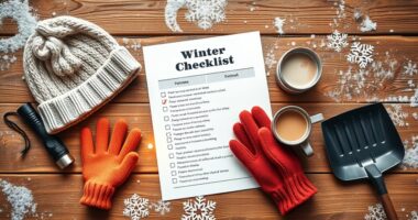 winter safety checklist printable