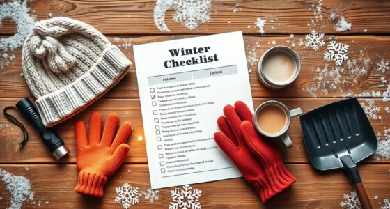 winter safety checklist printable