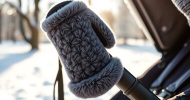 winter stroller hand muffs