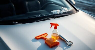 winter windshield de icers