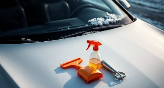 winter windshield de icers