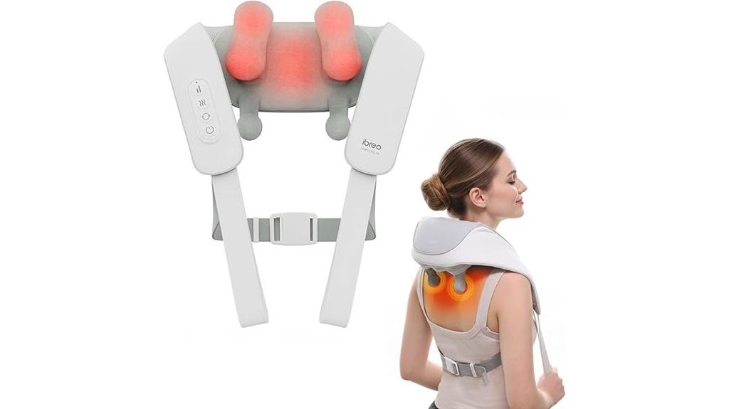 wireless heat neck massager