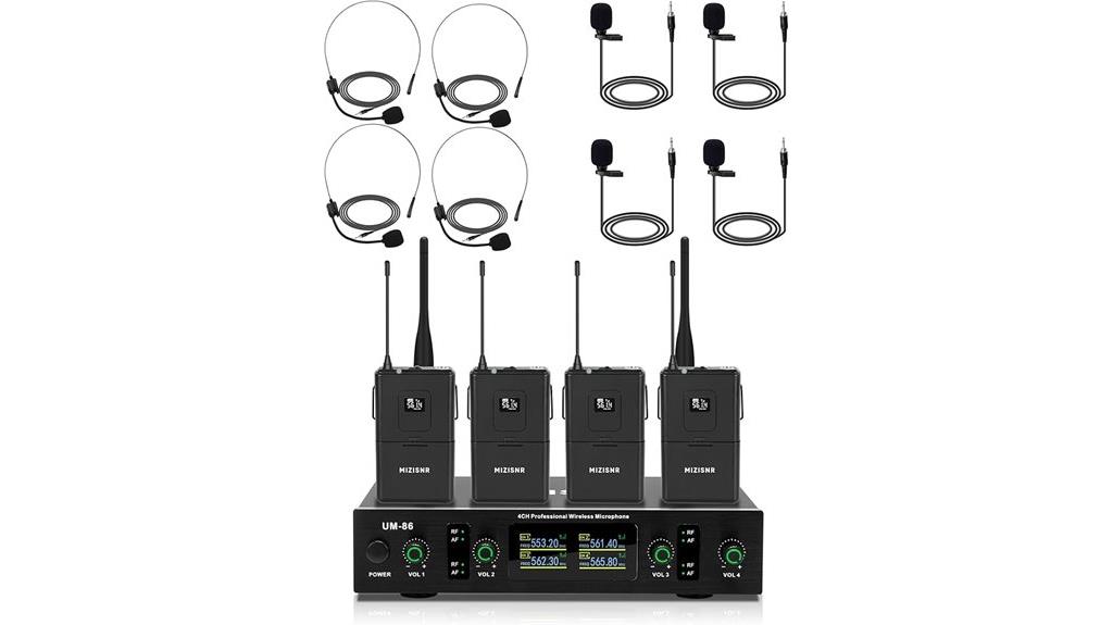 wireless lavalier microphone system
