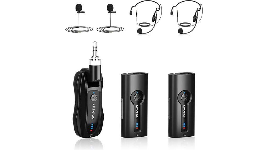 wireless lavalier microphone system