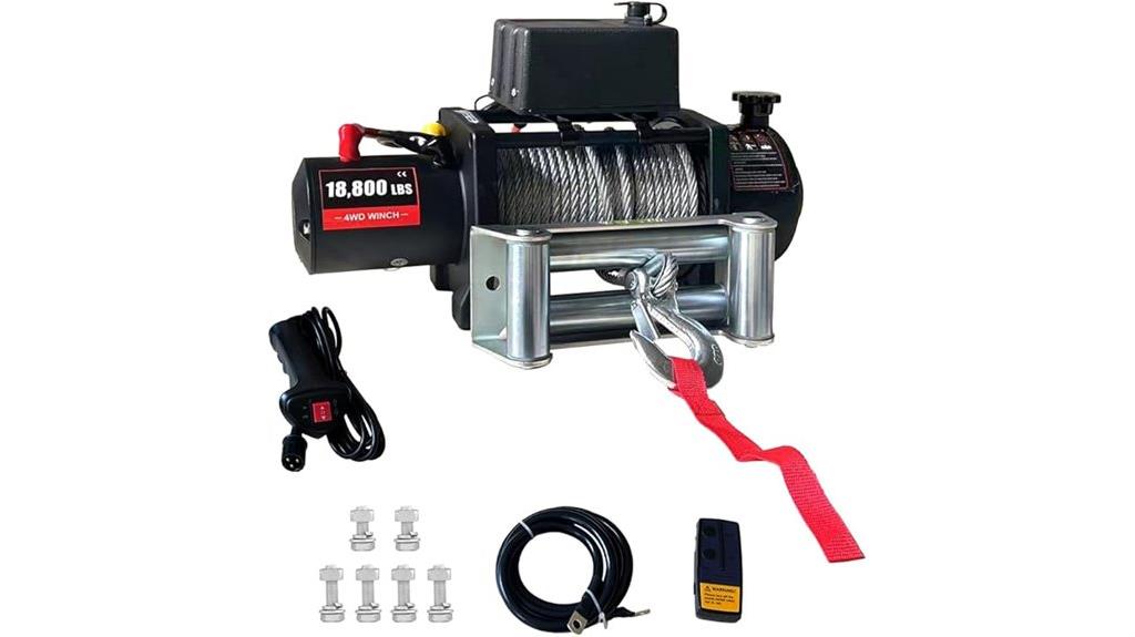 wireless remote electric winch