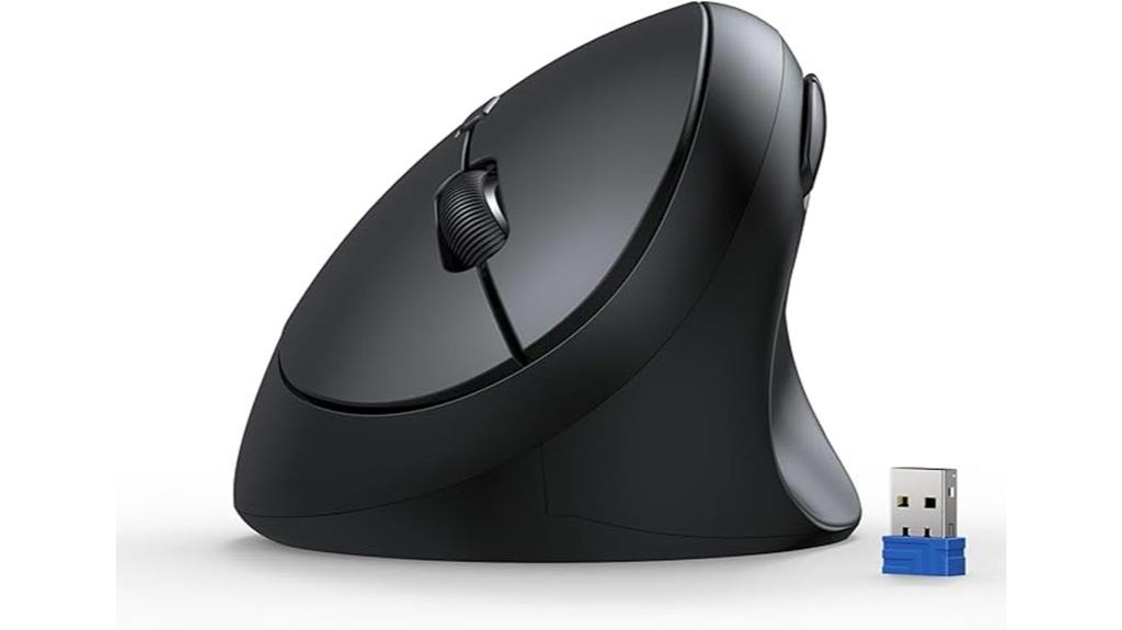 wireless vertical mouse 4800 dpi