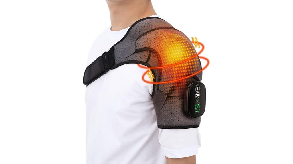 wireless vibrating shoulder wrap