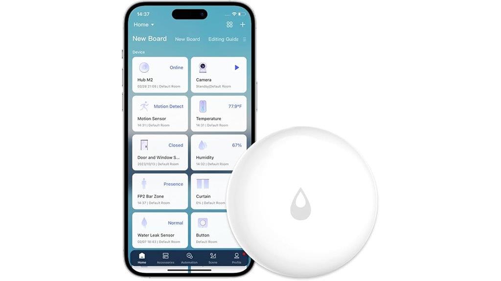 wireless zigbee leak detector