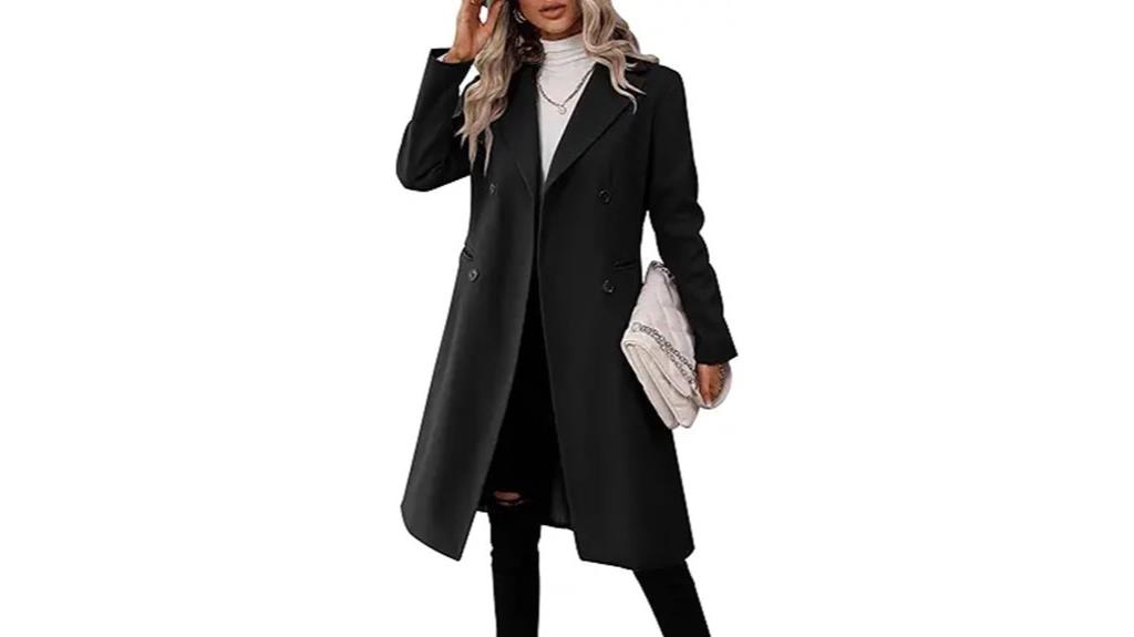 women s double breasted coat