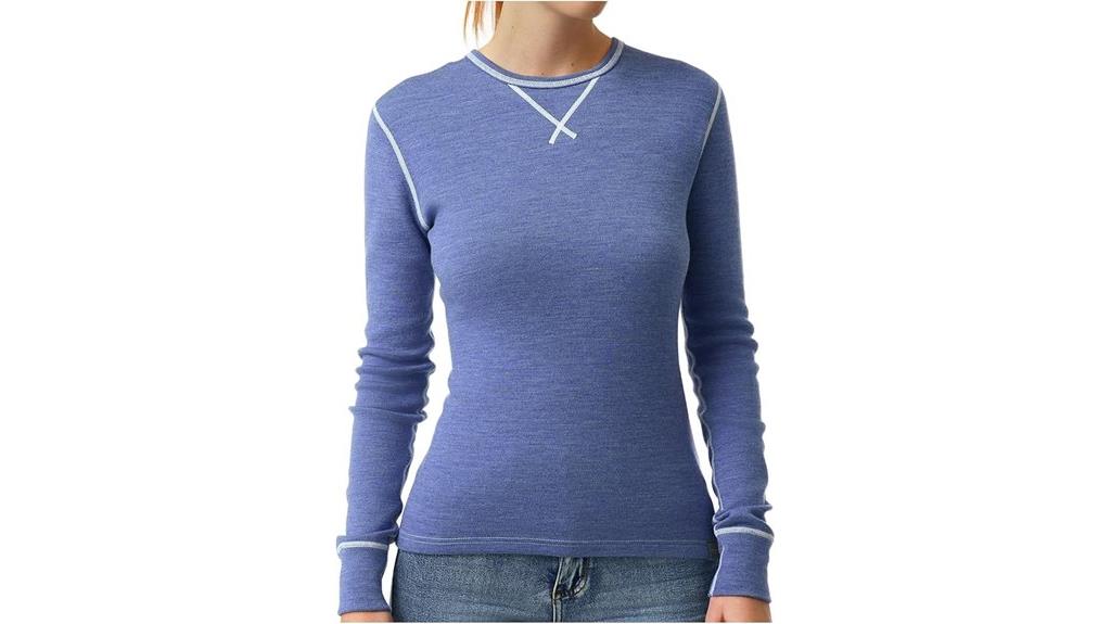 women s merino wool thermal shirt