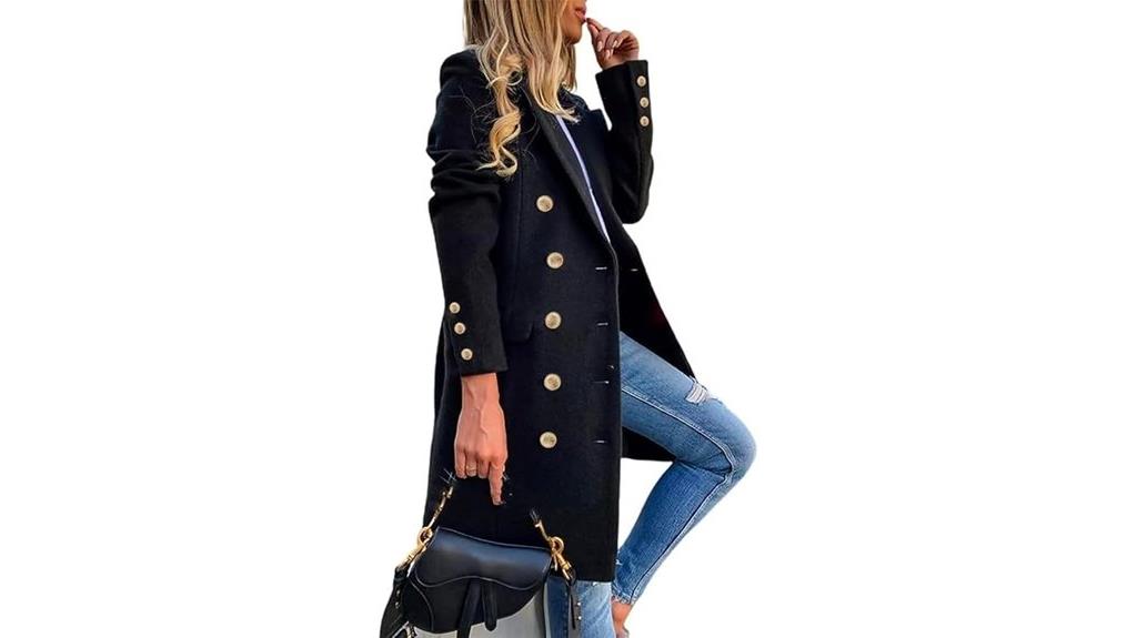 women s wool double coat