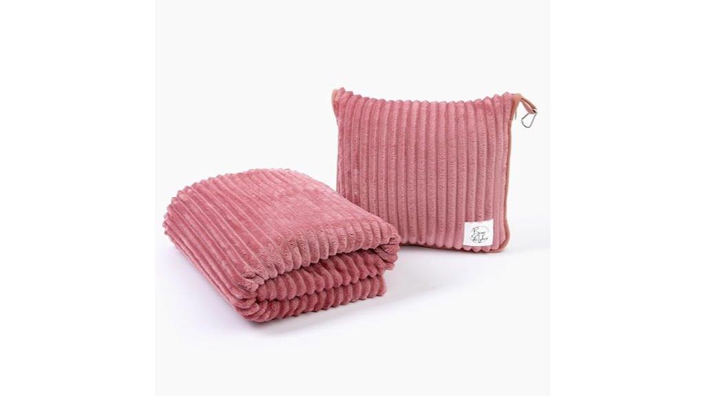 xl travel blanket pillow