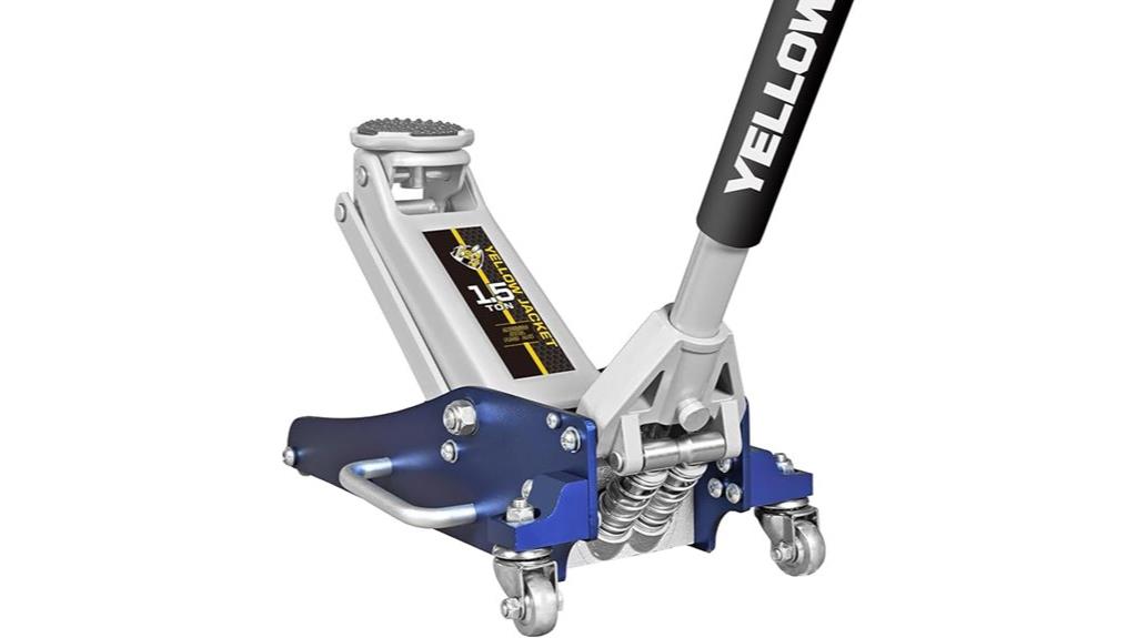 yellow low profile jack