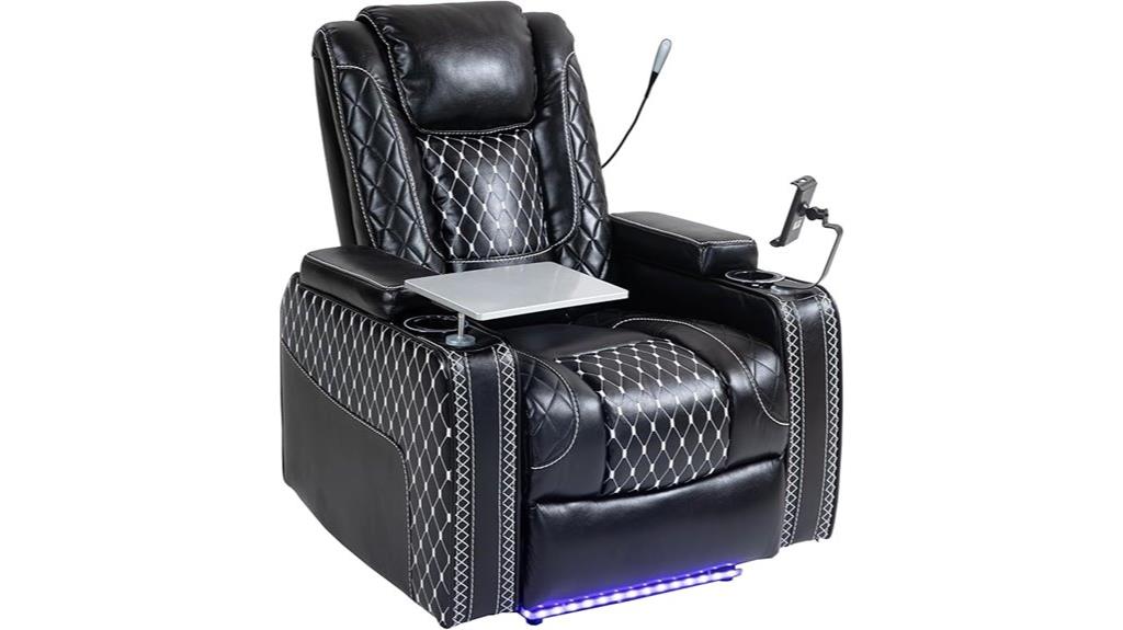 zero gravity recliner with usb