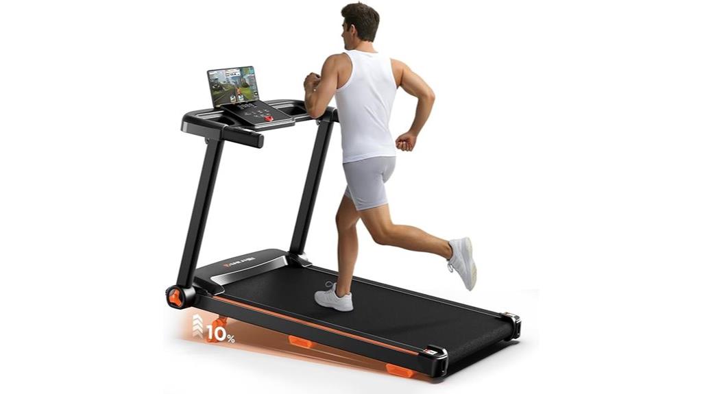 bluetooth incline home treadmill