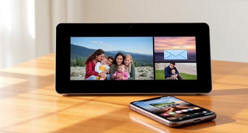 email enabled digital photo frames