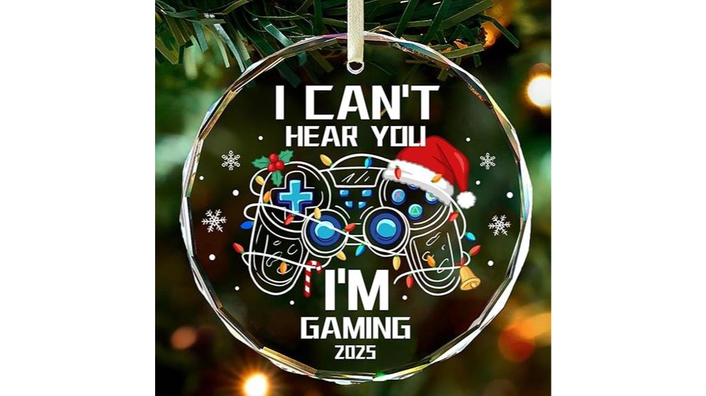 gaming ornament christmas theme