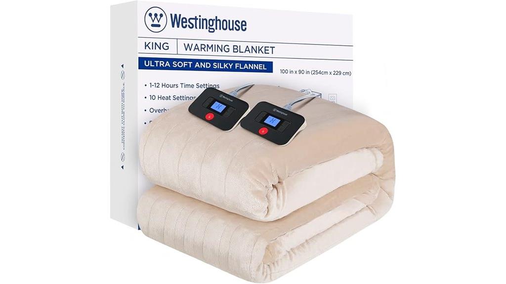large fast heating electric blanket
