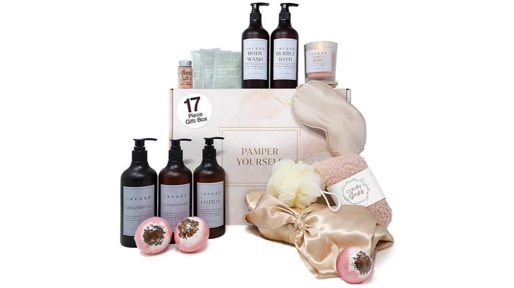 luxury 17 piece robe gift set