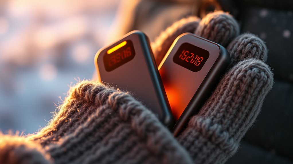 rechargeable warmers capacity safety adjustability