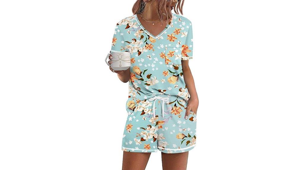 short sleeve pajama set