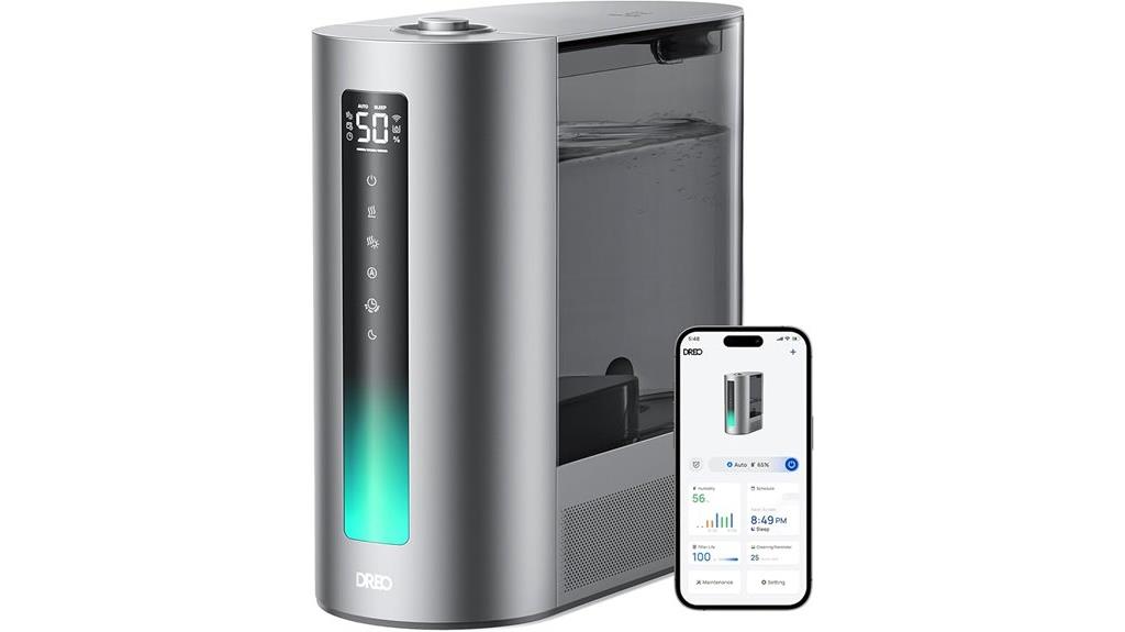 smart humidifier with timer