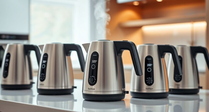 top electric kettles with temp