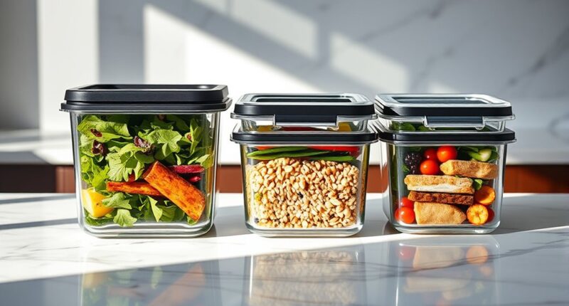 top glass meal prep containers
