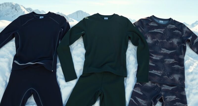 top ski thermal underwear