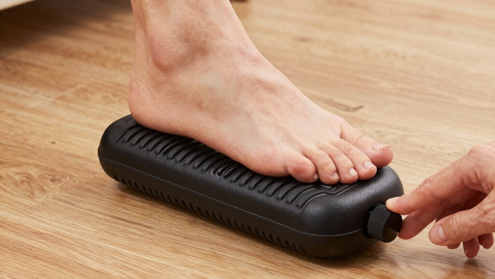 adjust foot roller for comfort