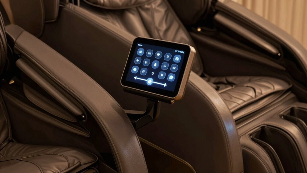 adjust massage settings gently