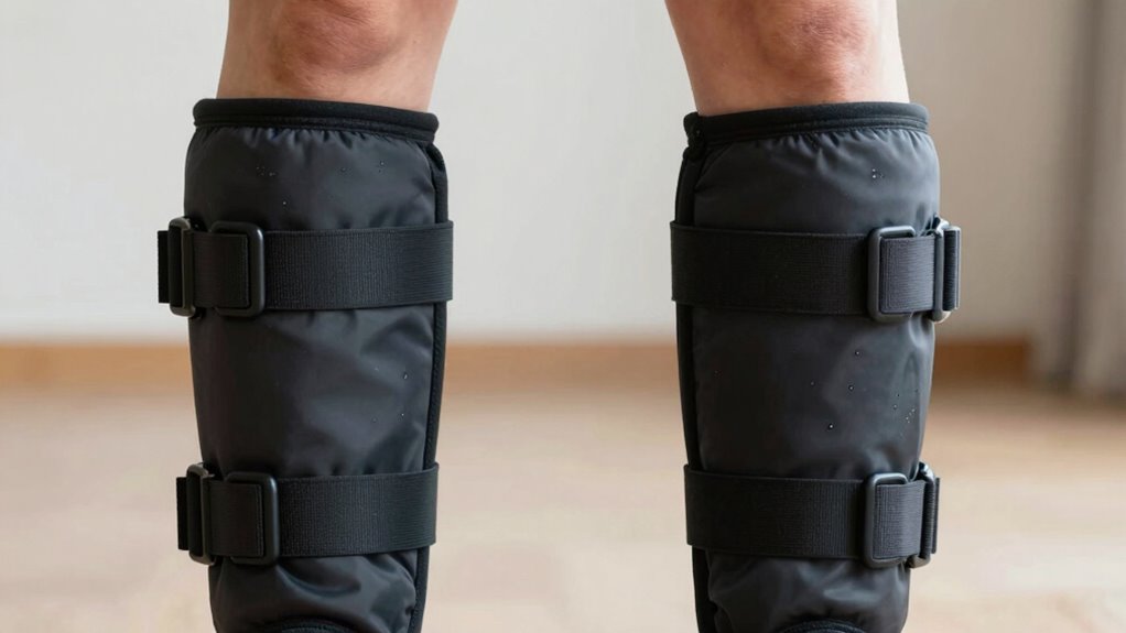 adjust straps for even compression