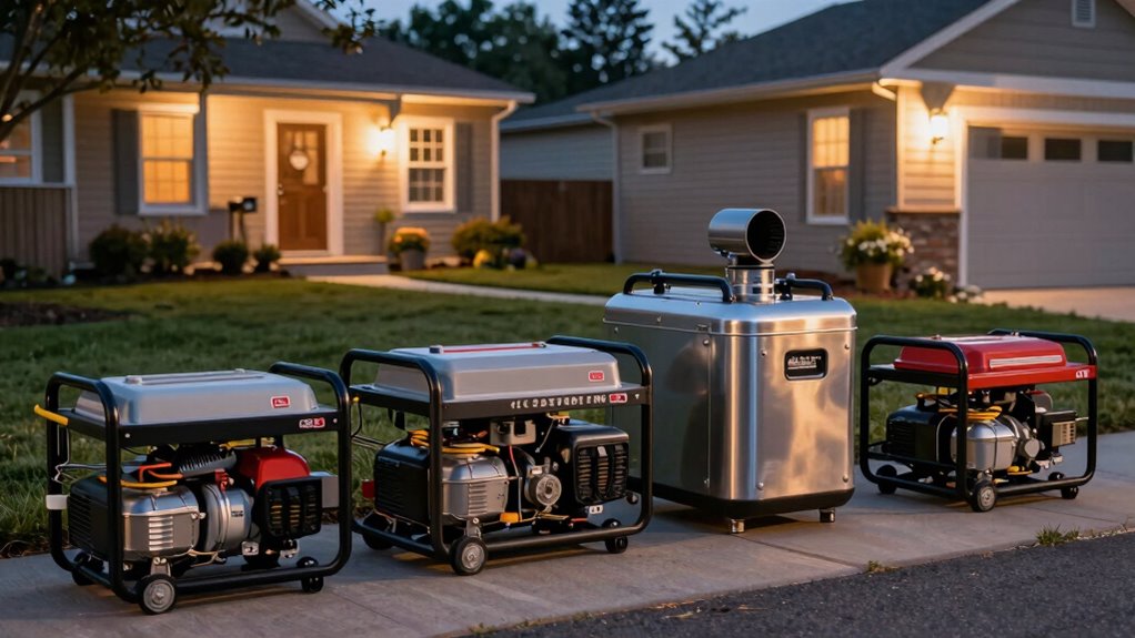 backup generator selection factors