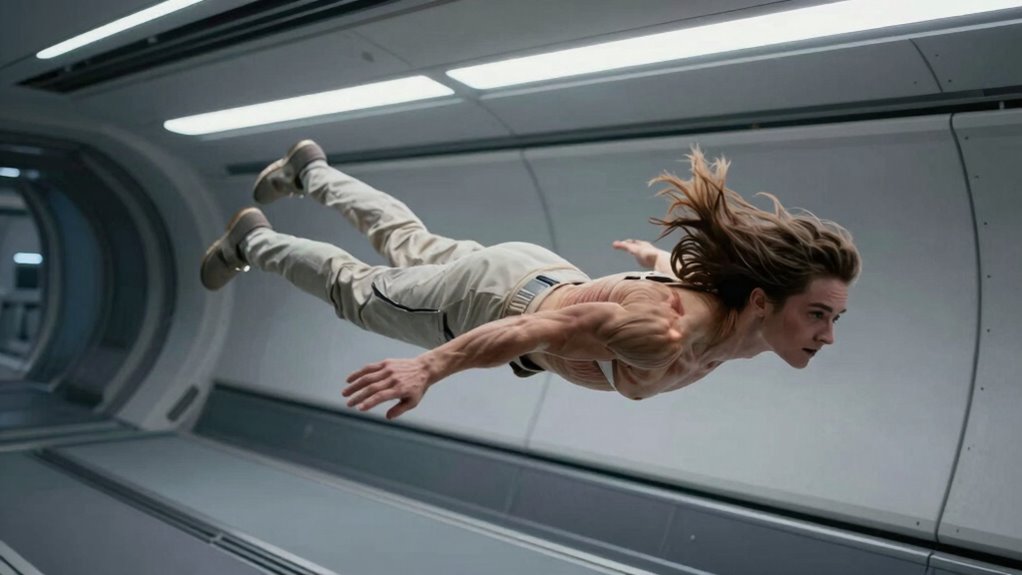 body changes in zero g