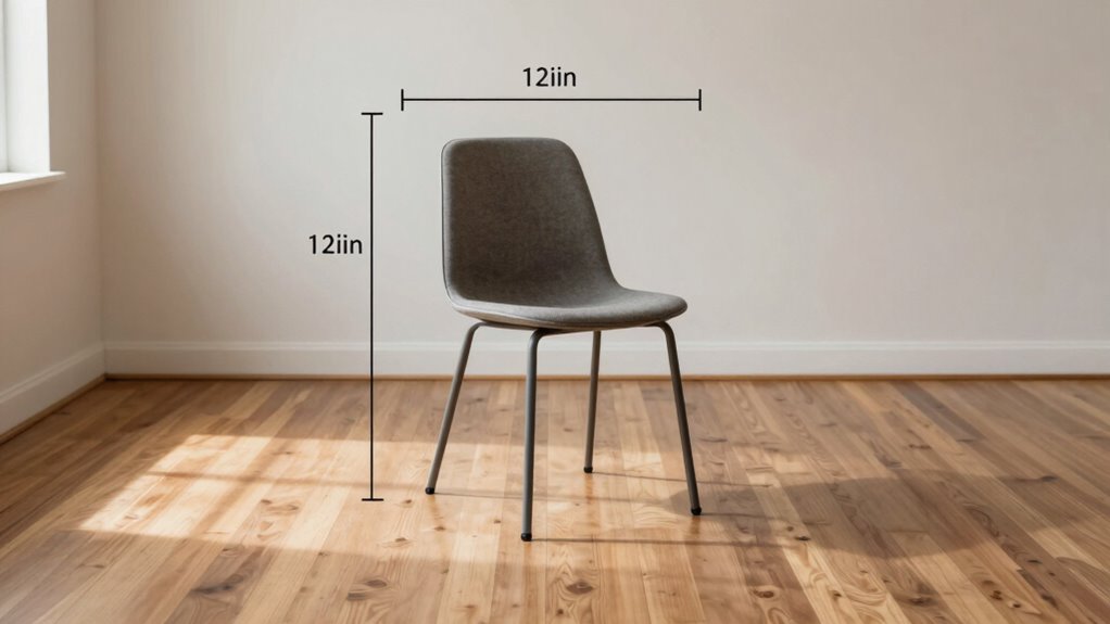 chair clearance space requirements