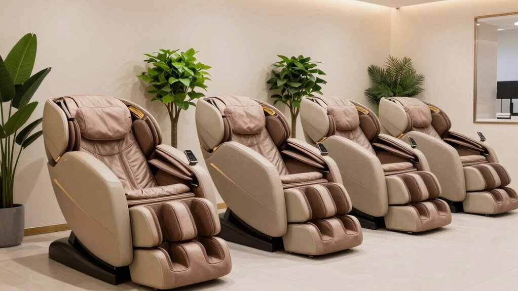 clinic waiting room massage chairs