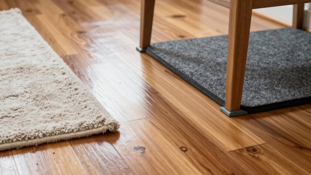 consistent floor maintenance routine