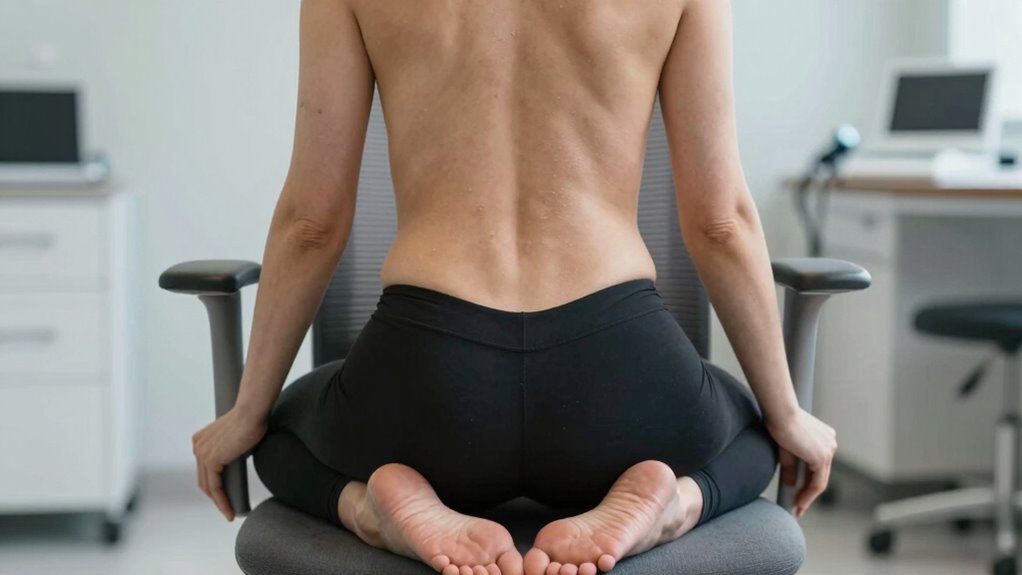 consistent posture during scans