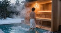 contrast cold and sauna