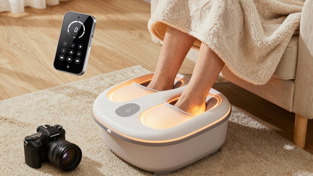customizable heated foot massager